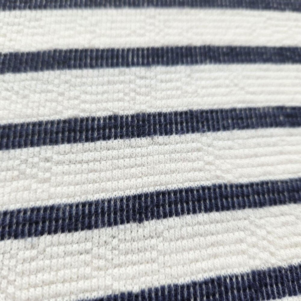 Aerie Striped Oversized Sweater Shirt Blue White Summer Pool Beach Spring Small - Picture 5 of 10